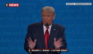 Les temps forts de Donald Trump pendant le 2e débat