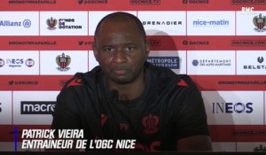 Nice : "Cette situation est inacceptable pour nous" avoue Vieira
