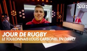 Louis Carbonel se confie en direct dans Jour de Rugby