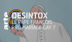 Le Pape François pro mariage gay ? | 26/10/2020 | Désintox | ARTE