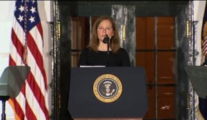 Donald Trump jubile avec la confirmation de la juge conservatrice Amy Coney Barrett