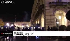 Coronavirus - L'Italie s'est révoltée une nouvelle fois cette nuit contre les mesures restrictives aux cris "Liberté, liberté !" avec de nombreux incidents