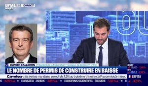 Olivier Salleron (FFB) : Le nombre de permis de construire en baisse - 28/10