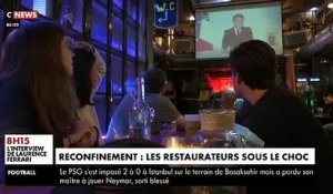 Confinement (Acte II) - Regardez ce moment où les restaurateurs ont appris hier soir qu'ils allaient devoir fermer une nouvelle fois