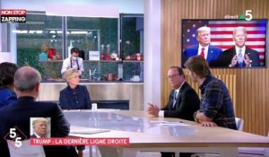 C à Vous : François Hollande réagit aux attaques de Donald Trump envers Joe Biden (vidéo)