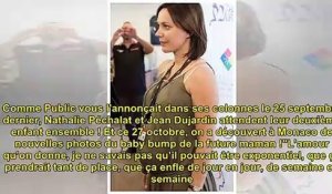 Photos - Jean Dujardin bientôt papa - sa femme, Nathalie Péchalat affiche son baby bump à Monaco !