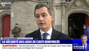 Gérald Darmanin évoque la sécurité des lieux de culte: "Il n'y a pas de risque zéro mais l'État fait le maximum pour protéger les Français"