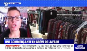 Fermeture des petits commerces: Véronique, commerçante en grève de la faim, dit avoir "ressenti de l'injustice"