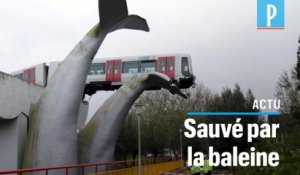 Pays-Bas : un métro sauvé par une sculpture de baleine