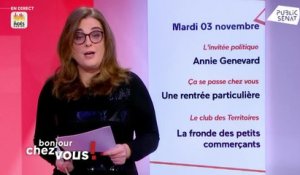 Mathieu Darnaud et Annie Genevard  - Bonjour chez vous ! (03/11/2020)
