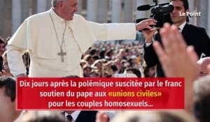 Union civile des homosexuels : le Vatican revient sur les propos du pape