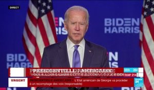 Election américaine : "Il est temps de nous rassembler", lance Joe Biden alors qu'il creuse l'écart avec Donald Trump