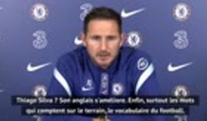 Chelsea - Lampard : "Thiago Silva ? Son anglais s'améliore"