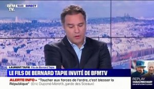 Bernard Tapie est actuellement hospitalisé et son état de santé est "très préoccupant", a assuré son fils Laurent - VIDEO