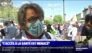 "L'accès à la santé est extrêmement menacée": ce neurologue manifestait ce samedi à Paris pour défendre l'accès au soins et à la santé