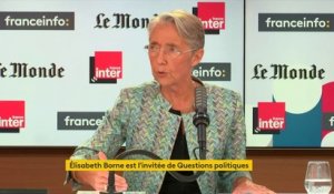 Retraites : "Je continue à être convaincue qu'on a besoin d'une réforme de notre système", juge Élisabeth Borne même si "la priorité aujourd'hui" reste "la sortie de crise"