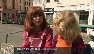 Ariège : la vie sans masque dans la commune de Tarascon