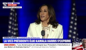 Kamala Harris: "La démocratie américaine, si elle est forte, c'est parce que nous sommes prêts à la défendre et à la préserver"