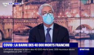 Benoît Vallet (ARS Hauts-de-France): "Nous observons dans les urgences moins de patients Covid (...) probablement lié au couvre-feu"