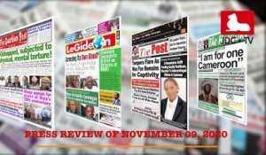 CAMEROONIAN PRESS REVIEW OF NOVEMBER 9, 2020