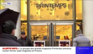 Les grands magasins Printemps annoncent vouloir fermer sept magasins en France