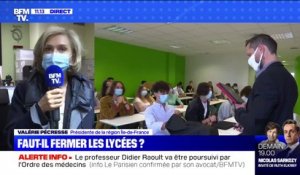 Covid-19: Valérie Pécresse propose "un testing massif dans les lycées" d'Île-de-France