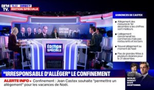 Jean Castex : "il serait irresponsable d'alléger" le confinement - 12/11