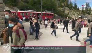 Environnement : les glaciers du massif du Mont-Blanc menacés par le réchauffement climatique