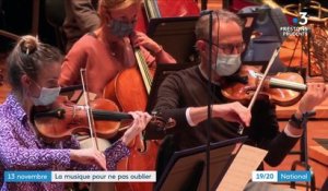 Attentats du 13 novembre : hommage à la Philharmonie de Paris