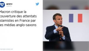 Emmanuel Macron accuse des médias anglo-saxons de "légitimer" la violence