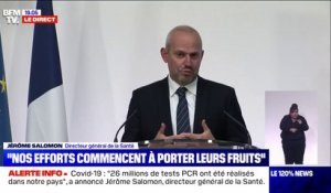 Jérôme Salomon: "Depuis le 1er mars, près de 26 millions de tests PCR ont été réalisés"