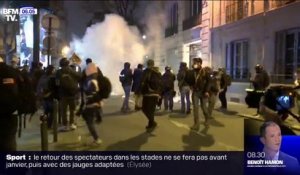 Une manifestation contre le projet de loi de sécurité globale organisée mardi soir a dégénéré à Paris