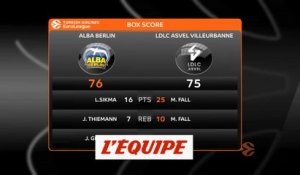Les temps forts d'Alba Berlin - Asvel - Basket - Euroligue (H)