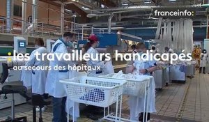 À la blanchisserie de Pontarlier, des salariés handicapés fiers d’aider les hôpitaux en temps de Covid