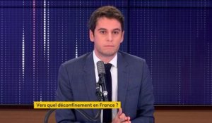 Gabriel Attal répond aux attaques de Christian Jacob sur la fermeture des petits commerces : "Il a raconté n'importe quoi"