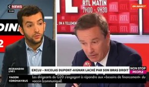 Quand le porte-parole de Debout La France apprend en direct dans "Morandini Live" qu’il est "viré" après l’annonce de son soutien à Marine Le Pen - VIDEO