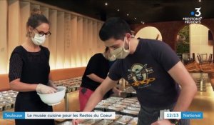 Toulouse : les cuisines des Restos du Cœur sont en action
