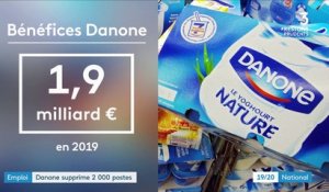 Emploi : Danone se sépare de 2 000 postes dans le monde