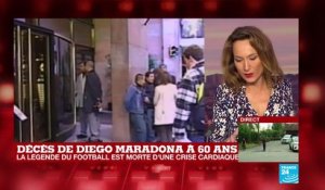 Décès de Diego Maradona :  "Ciao Diego", salue son ancien club de Naples