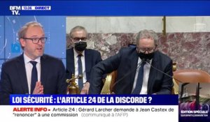 Article 24 de la loi "Sécurité globale": Gérard Larcher demande à Jean Castex de "renoncer" à une commission indépendante
