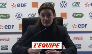 Diacre : «Je suis ravie de cette qualification» - Foot - Qualif. Euro (F) - Bleues