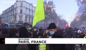 France : incidents lors des manifestations contre la loi "Sécurité globale"