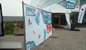 Liege Airport accueille le premier village de testing de Wallonie
