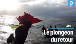 Vendée Globe : Escoffier, récupéré par la Marine, dit adieu à Jean Le Cam