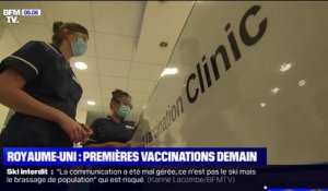 Covid-19: les premières vaccinations commenceront mardi au Royaume-Uni