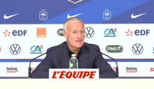 Deschamps : «Je ne vais pas sauter au plafond» - Foot - Tirage au sort CM 2022 - Bleus