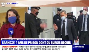 Affaire des écoutes: le parquet requiert quatre ans de prison dont deux avec sursis contre Nicolas Sarkozy