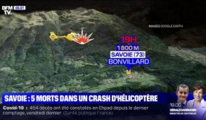 Un crash d'hélicoptère a fait 5 mort en Savoie, le pilote a survécu