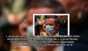 Brésil - Nicolas Dupont-Aignan rencontre Jair Bolsonaro