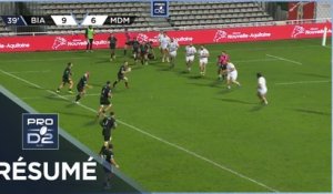PRO D2 - Résumé Biarritz Olympique-Stade Montois: 15-15 - J13 - Saison 2020/2021